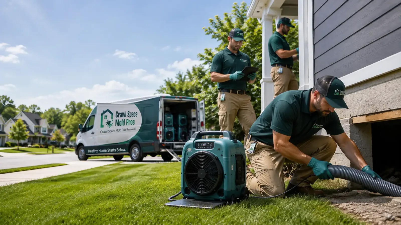Crawl Space Mold Removal in Tulare, SD